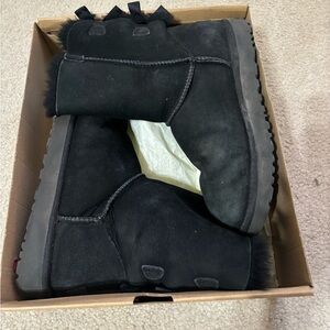 Black UGG boots